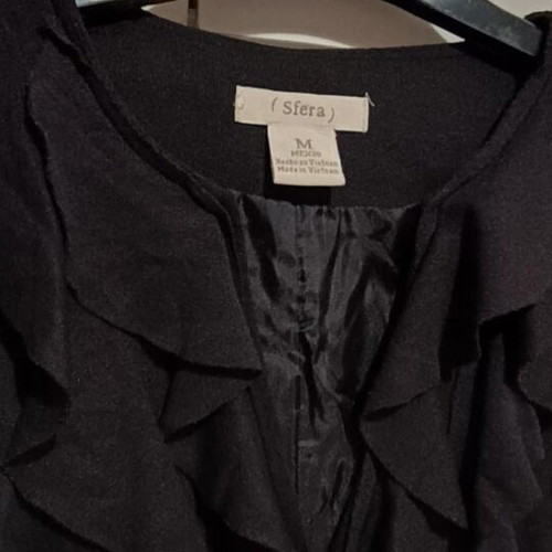 Sfera midi dress black like new, size M
