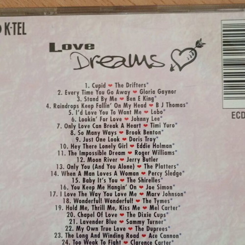 Love Dreams CD used, dreamy songs