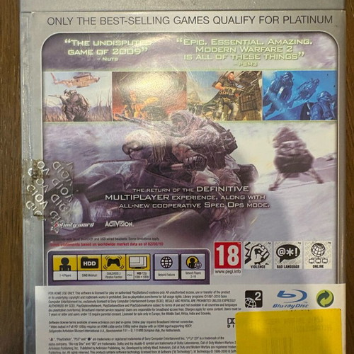 Call of Duty Modern Warfare 2 για PlayStation 3 σαν καινούργιο με βιβλιαράκι