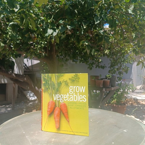 Grow Vegetables book like new, gardening guide for urban spaces