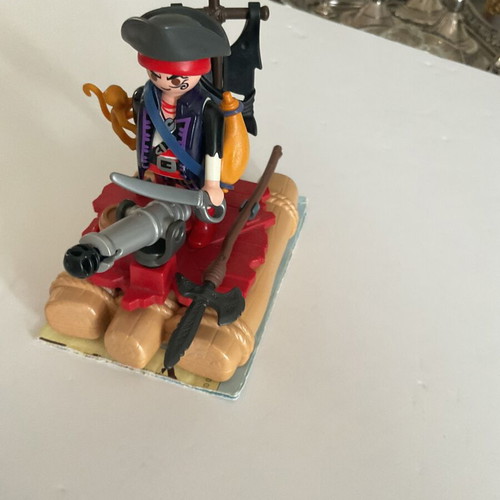 Playmobil pirate with designs like new