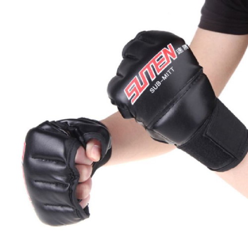 MMA gloves new PU leather for Muay Thai and boxing training