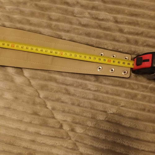 Naf Naf Women's Leather Belt Like New Black Size 85
