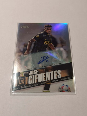 José Cifuentes Autographed Card like new, Topps Chrome MLS 2023