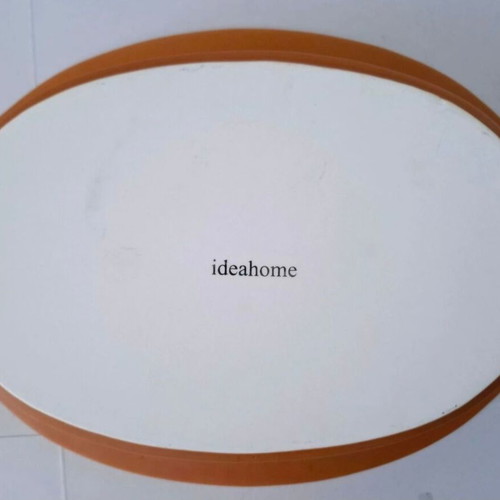Ceramic Ideahome serving platter with metal base and 2 tealights