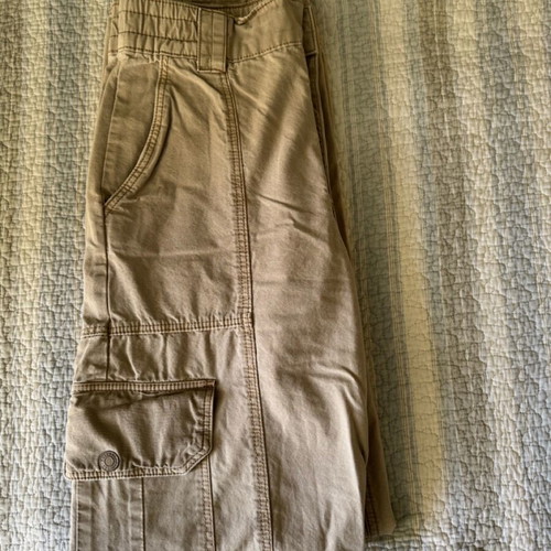 Pull&Bear cargo pants used, size 36, beige