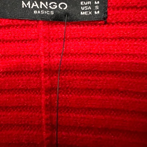 Mango red sweater size M brand new