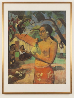 Πίνακας αφίσα Paul Gauguin σαν καινούργιο, 62x82 cm