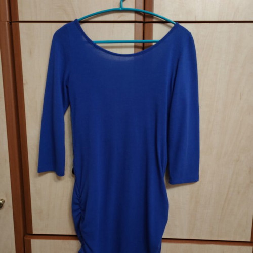 On Line women's dress used, blue-purple, one size