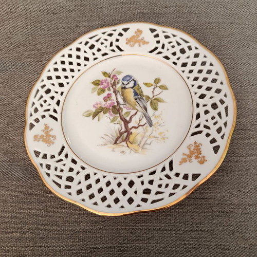 Decorative plate from Burg Lindau porcelain, like new, 19 cm diameter