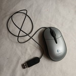 Mini Logitech Wired Mouse like new