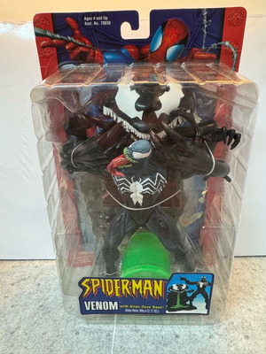 Venom figure Marvel Toy Biz new with Alien Ooze base Spider-Man 2002