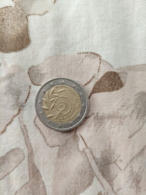 2 Euro Greece 2011 Special Olympics commemorative coin used