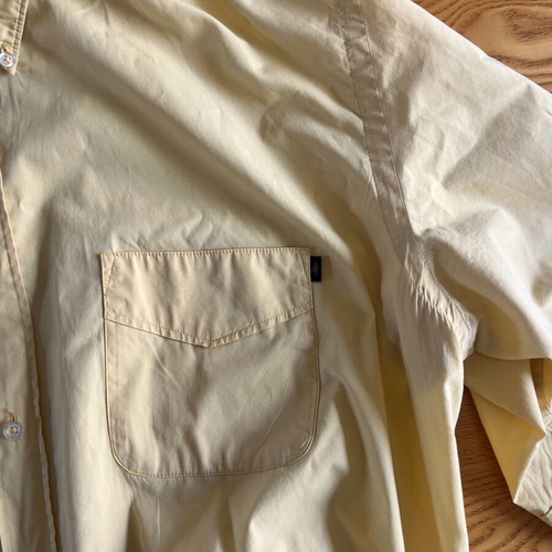 Marlboro Classics men's short-sleeve shirt 3XL, yellow, 100% cotton