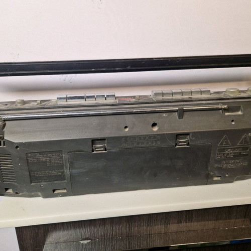Sony cassette radio used, 80s decade, good condition
