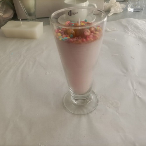 Candle in Glass New