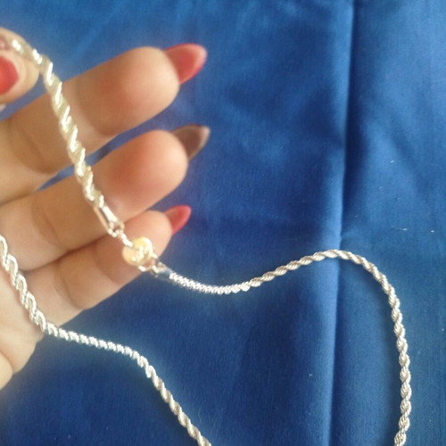 Noir silver women's necklace chain like new