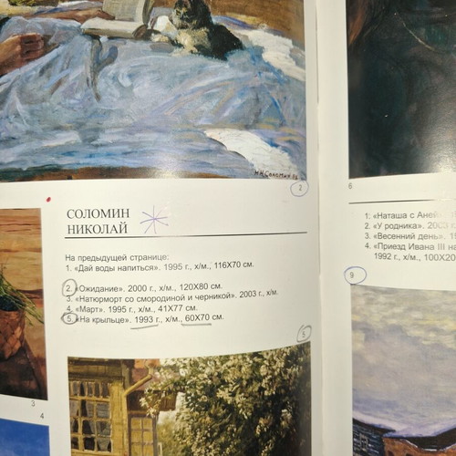 The Artists of Russia in the World art album used