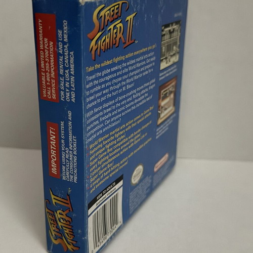 Street Fighter II Nintendo Game Boy game used, complete in box