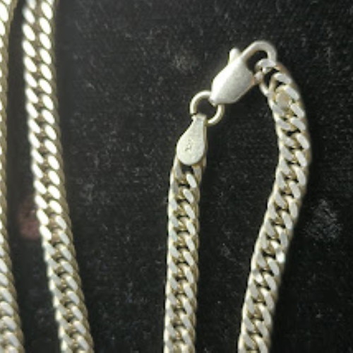 Silver chain like new, 48 cm length, 26.5g, 925