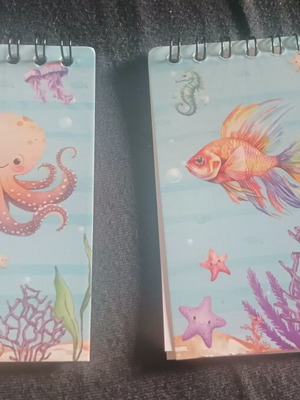 Set of 2 mini notepads 10 cm new