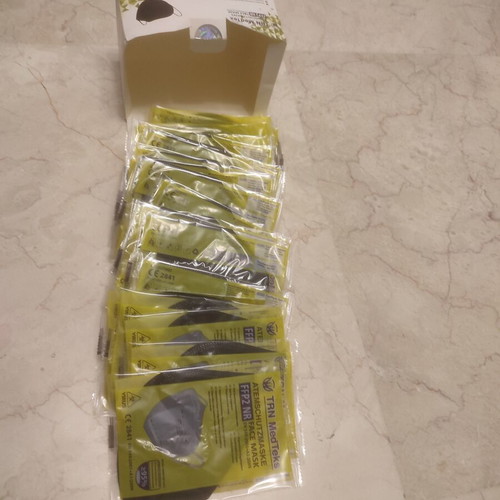 FFP2 NR face masks pack of 21, high filtration, new