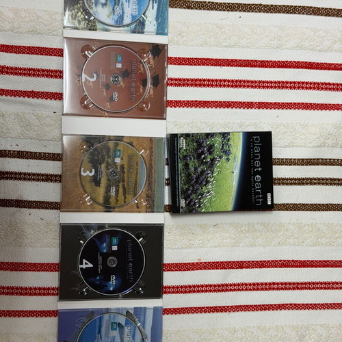 BBC Planet Earth DVD set like new, 9 documentaries and movie