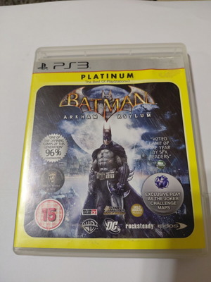 Batman Arkham Asylum PS3 game used, action