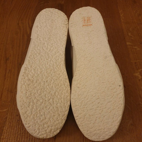 Superga beige suede sneakers new, size 39, with laces and ribbons