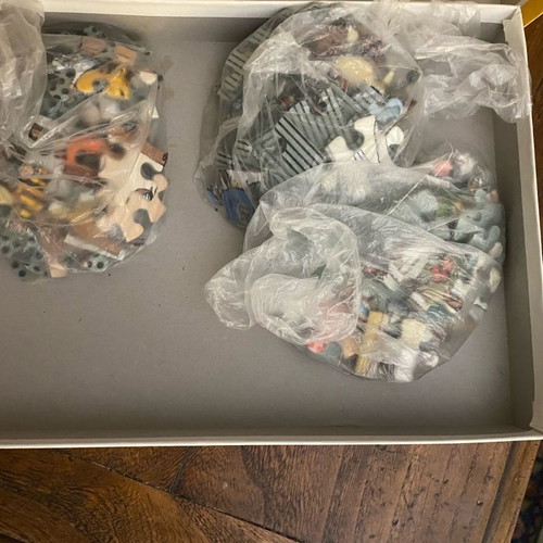 Puzzle used, 3 pieces with 49 forest animal pieces each