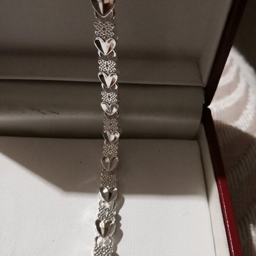 Silver chain 22 centimeters new