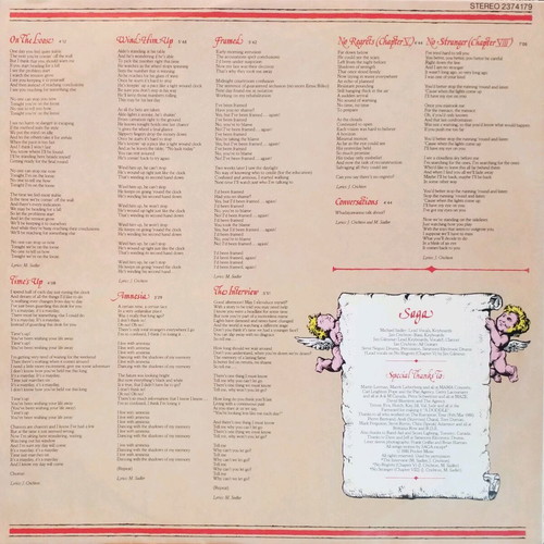 Saga Worlds Apart vinyl LP used, rock