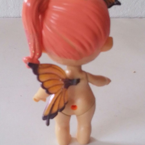 Poopsie Rainbow Surprise Fantasy Friends Mia Monarch Girl Butterfly 2019 doll used, missing one wing