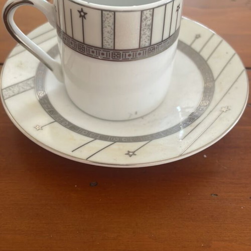 Queen's Luxury 24 Piece Coffee Set 24K Gold Plated like new