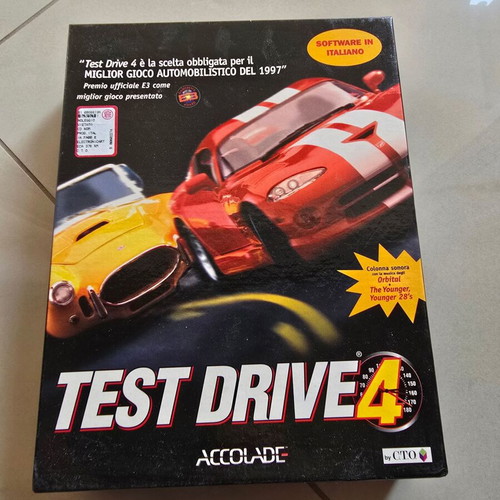Test Drive 4 PC game big box 1998 like new