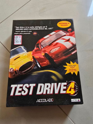 Test Drive 4 PC game big box 1998 like new