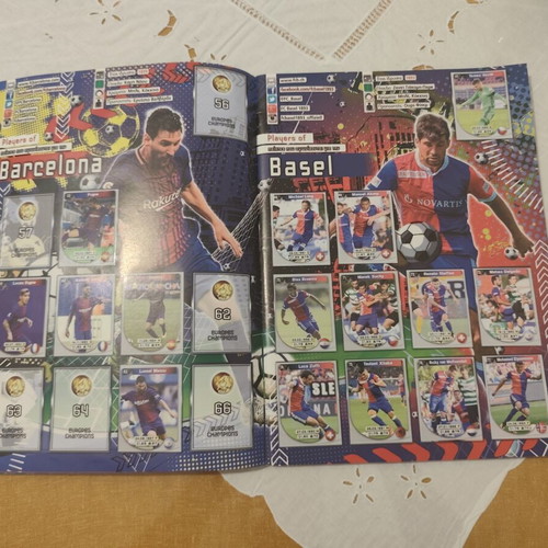Europe's Champions 2017/18 sticker album like new