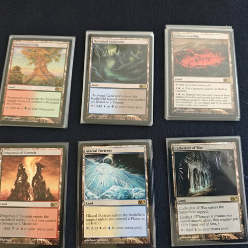 MTG M13 Artifacts and Lands Collection Like New with Sleeves