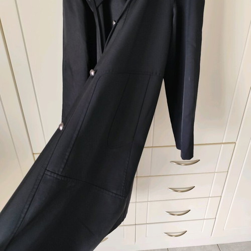 Paul Christophe trench coat like new, black, size L-XL