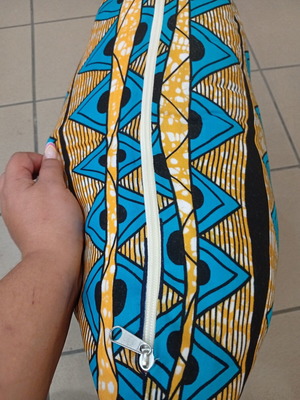African pillow 55x55 cm with zipper