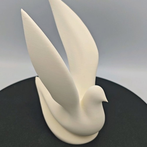 Decorative dove new from 3d printed esun pla matte material