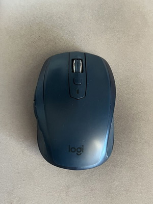 Logitech MX Anywhere 2S Bluetooth mouse used, blue