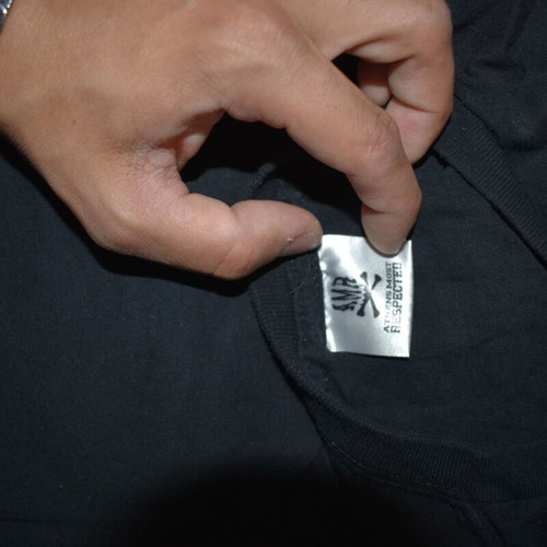RIP Madclip Greek streetwear T-shirt like new, size L, black and purple