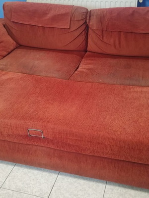Three-seater sofa bed, functional, comfortable