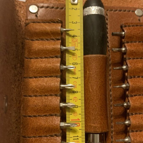 Handmade screwdriver set like new