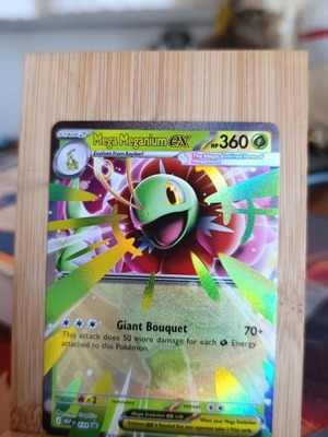 Pokemon Meganium ex Promo card new