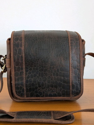 Rock & Roll leather camera bag used