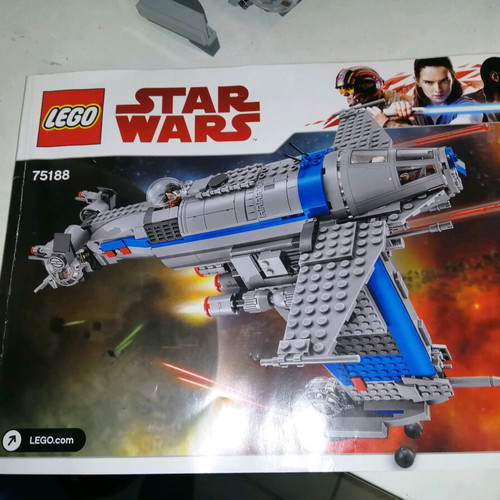 Lego Star Wars 75188 used, all pieces assembled without figures