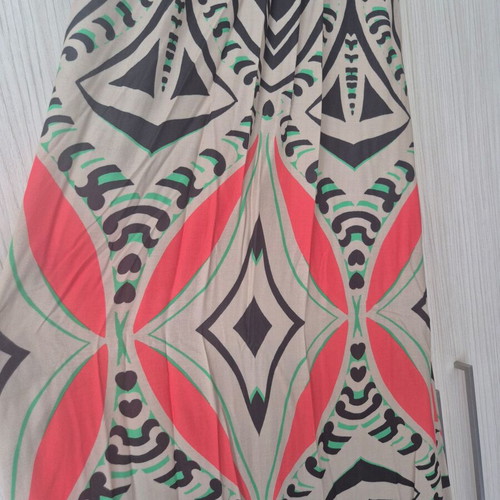 Maxi strapless cocktail dress new, colorful, size M