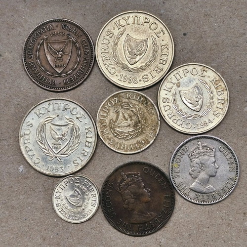 Cyprus coins used, nice lot